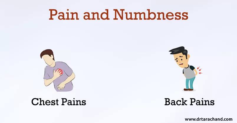 Pain and numbness in prostate cancer