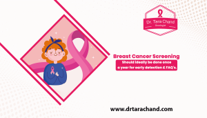 Breast Cancer Screening: should ideally be done once a year for Early Detection