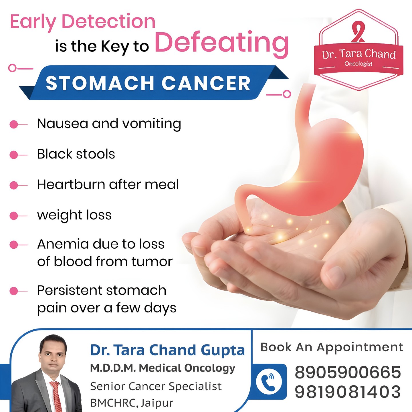 Recognize the signs of stomach cancer and take action
