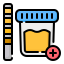Blood in the urine or urine that can be pink, red, or cola-colored.